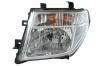 Reflektor lewy Nissan Pathfinder R51, Navara D40