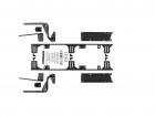 Zestaw montażowy bagażnika dachowego ARB Jeep Wrangler JL 4 drzwi 3750010