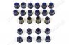 Komplet tulei resorów Toyota 4Runner 79-85, Hilux 4WD 79-97 /KIT0024K/