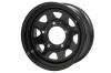 Felga stalowa GOSS triangular II czarna 7x17 5x120 ET +25 otwór centrujący 65,1