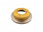 Tarcza hamulcowa tylna - nacinana i wiercona DBA seria 4000, Toyota Land Cruiser J200 V8, Lexus LX 570 /DBA42723XS/